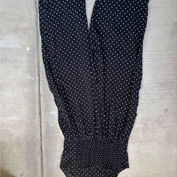 Old Navy Black and White Polka Dot Jumpsuit - Picture 5 of 5